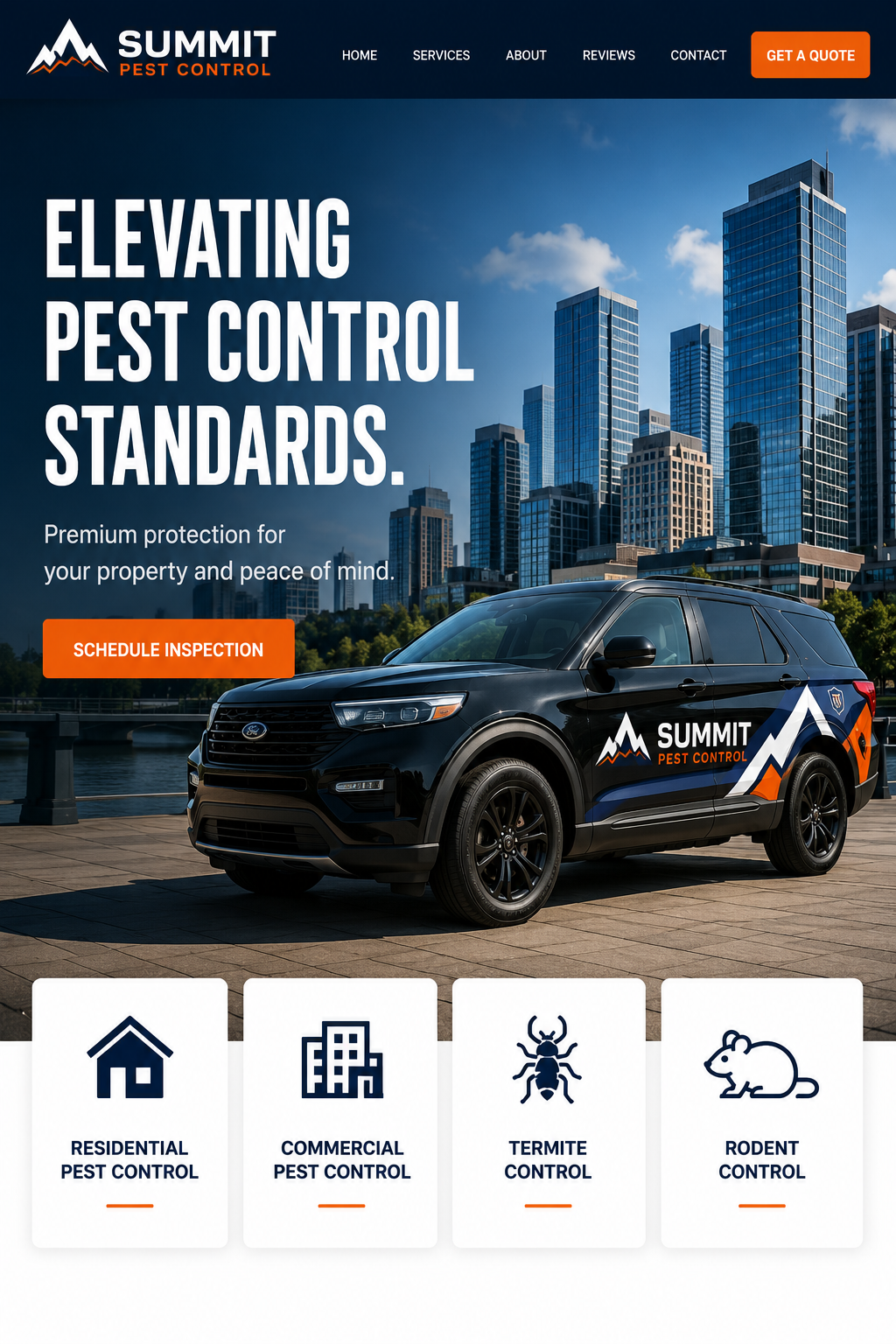 Summit Pest Control — concept design
